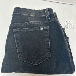 Joe's Jeans NWT Black Denim Jean‎ Skirt Raw Hem Size 29 Distressed Edges